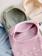 בכמה צבעים עם הדפס כבשים - מארז 4 קרסוליות בלתי נראות - תמונה 7 מתוך 7