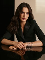 Lauren Ralph Lauren Silver Logo Script Bangle Bracelet - Image 5 of 5
