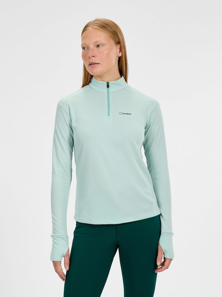 Berghaus Green Womens Ivyhill Half Zip Sweatshirt - Image 1 of 6