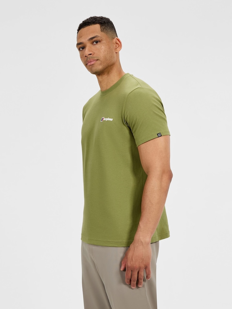 Berghaus Green Mens Class Logo T-Shirt - Image 2 of 5 Berghaus Green Mens Class Logo T-Shirt - Image 2 of 5