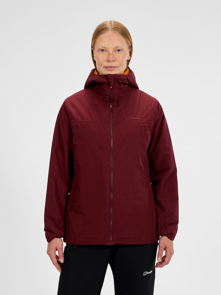 Berghaus Red Womens Deluge Pro 3.0 Insulated Jacket - Image 1 of 6 Berghaus Red Womens Deluge Pro 3.0 Insulated Jacket - Image 1 of 6