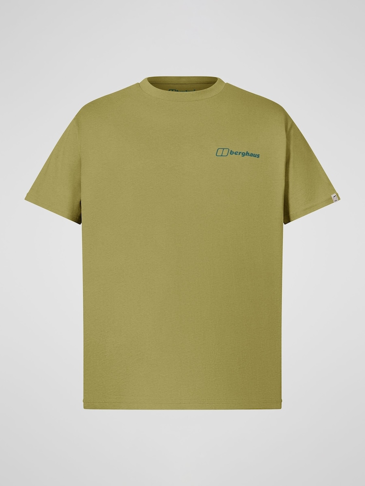 Berghaus Green Mens Coordinates T-Shirt - Image 6 of 6 Berghaus Green Mens Coordinates T-Shirt - Image 6 of 6