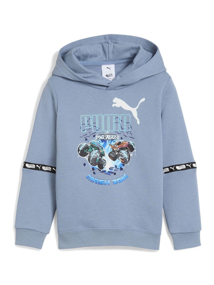 Puma Blue Hot Wheels Monster Trucks Hoodie - Image 1 of 2