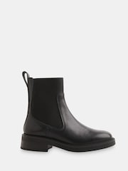 Whistles Black Elasticated Chelsea Boots - Image 2 of 4