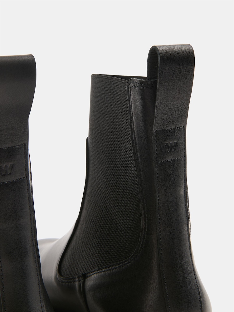 Whistles Black Elasticated Chelsea Boots - Image 4 of 4