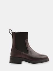 Whistles Red Elasticated Chelsea Boots - Image 2 of 4