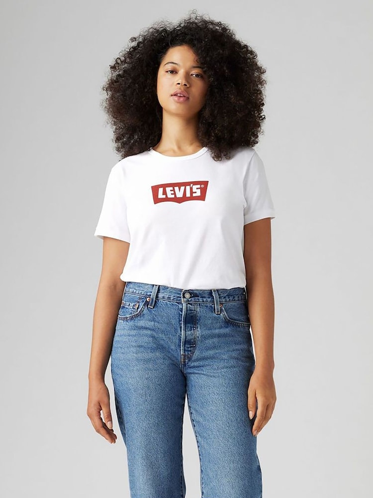 Levi's® White Graphic Iconic T-Shirt - Image 1 of 6