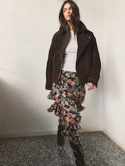 BHOEM Multi Frill Floral Print Maxi Skirt - Image 2 of 4