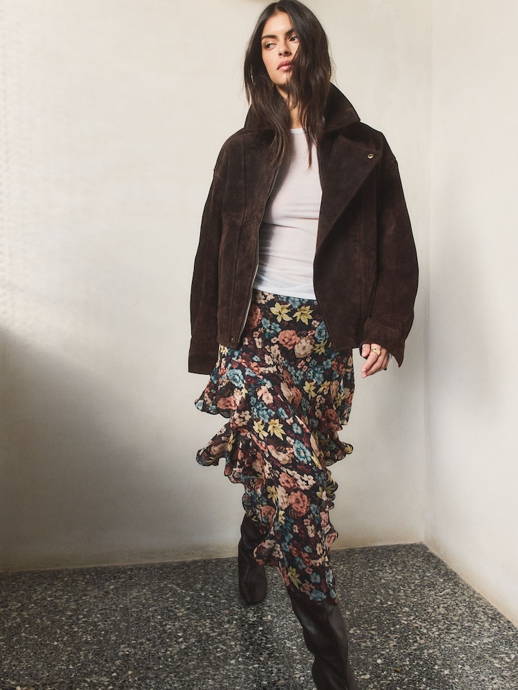 BHOEM Multi Frill Floral Print Maxi Skirt - Image 2 of 4