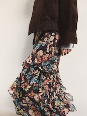 BHOEM Multi Frill Floral Print Maxi Skirt - Image 3 of 4
