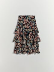 BHOEM Multi Frill Floral Print Maxi Skirt - Image 5 of 5