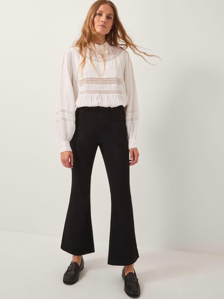 Monsoon Black Cassie Kick Flare Jeans - Image 1 of 4