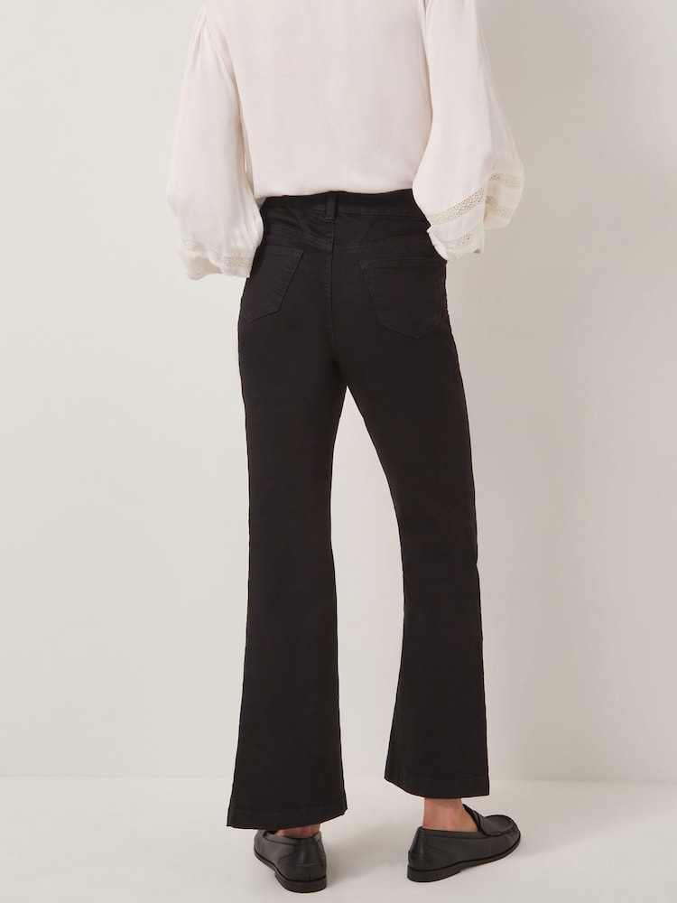 Monsoon Black Cassie Kick Flare Jeans - Image 2 of 4