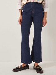 Monsoon Blue Cassie Kick Flare Jeans - Image 1 of 4