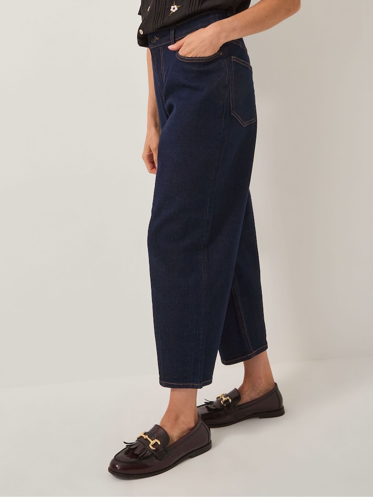 Monsoon Blue Dina Darted Barrel Jeans - Image 1 of 4 Monsoon Blue Dina Darted Barrel Jeans - Image 1 of 4