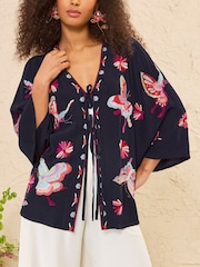 Love & Roses Embroidered Kimono - Bild 5 von 5