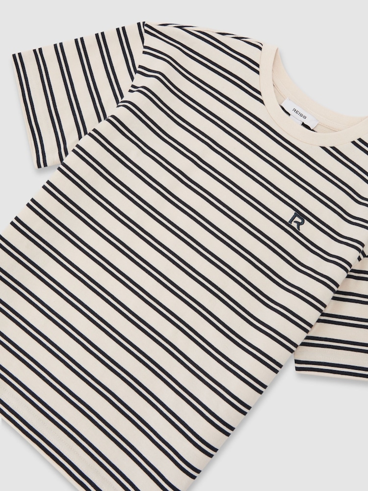 Reiss Navy/White Emerson T-Shirt - Image 3 of 3