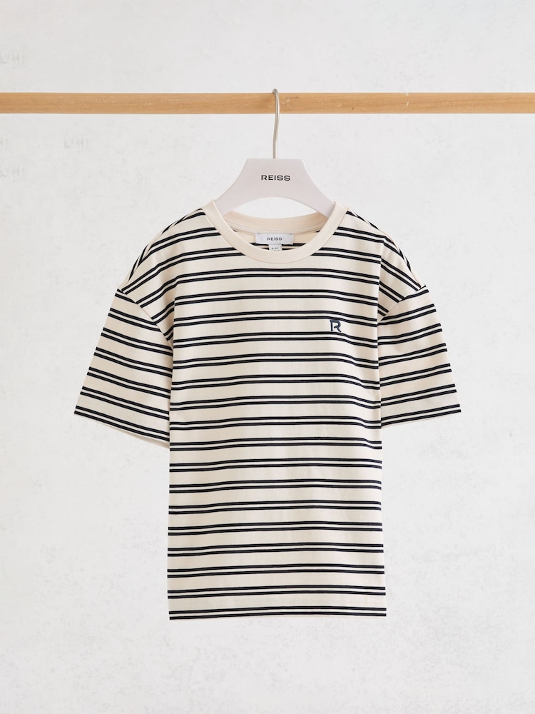 Reiss Navy/White Emerson T-Shirt - Image 2 of 3