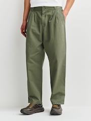 Carhartt WIP Green Marv Lenexa Twill Trousers - Image 5 of 9