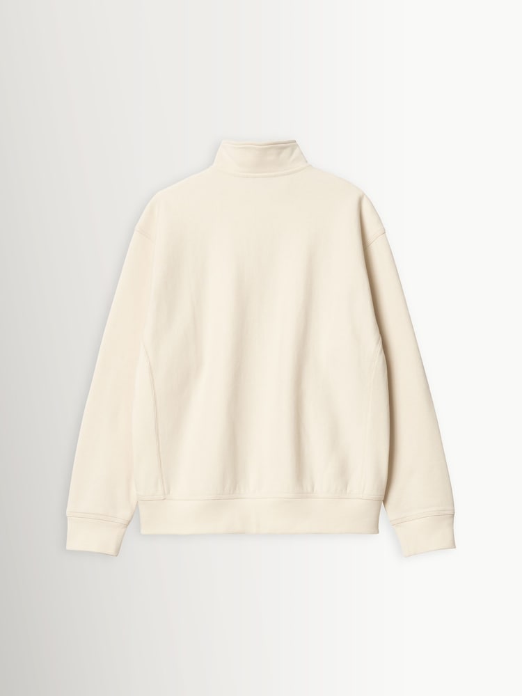 Carhartt WIP Natural Half Zip American Script Sweatshirt - Image 2 of 2