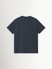 Carhartt WIP Blue Script Embroidery T-Shirt - Image 2 of 2