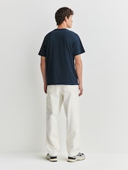 Carhartt WIP Blue Script Embroidery T-Shirt - Image 5 of 7