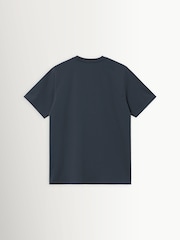 Carhartt WIP Blue Script Embroidery T-Shirt - Image 7 of 7