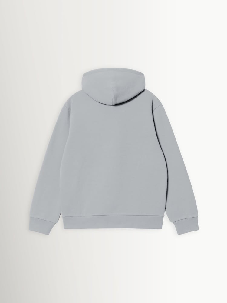 Carhartt WIP Grey Logo Script Hoodie - Image 2 of 2