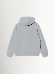 Carhartt WIP Grey Logo Script Hoodie - Image 9 of 9