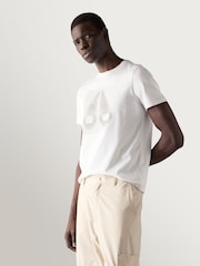 Moose Knuckles White Raydaze Graphic T-Shirt - Image 1 of 6