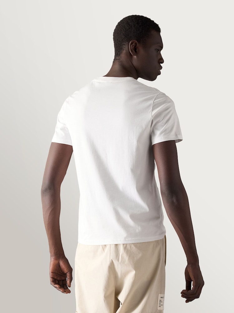 Moose Knuckles White Raydaze Graphic T-Shirt - Image 2 of 6 Moose Knuckles White Raydaze Graphic T-Shirt - Image 2 of 6