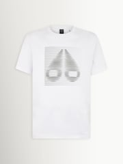 Moose Knuckles White Raydaze Graphic T-Shirt - Image 4 of 6