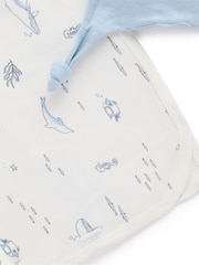 Purebaby Blue Stretch Wrap & Comforter Gift Pack - Image 2 of 3