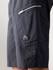 Moose Knuckles Blue Topflight Cargo Shorts - Image 4 of 7