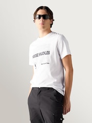 Moose Knuckles White Ready Made Graphic T-Shirt - Image 1 of 7