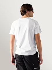 Moose Knuckles White Ready Made Graphic T-Shirt - Image 3 of 7