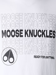 Moose Knuckles White Ready Made Graphic T-Shirt - Image 7 of 7