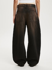 Cotton On Black Barrel Jeans - Image 4 of 8