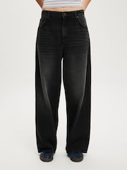 Cotton On Black Boyfriend Super Baggy Jeans - Image 3 of 8
