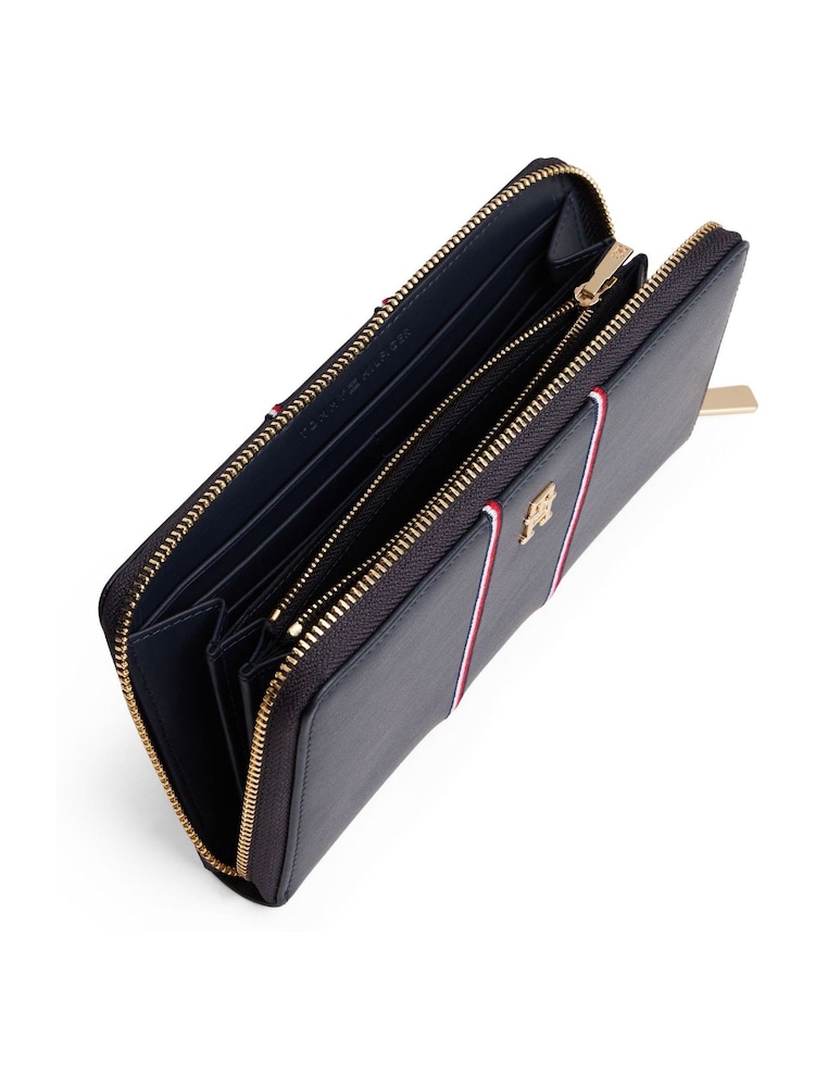 Tommy Hilfiger Hilfiger Icon Zip-Around Wallet - صورة 4 من 4 Tommy Hilfiger Hilfiger Icon Zip-Around Wallet - صورة 4 من 4