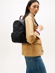 Tommy Hilfiger Black/White Dome Backpack - Image 4 of 4