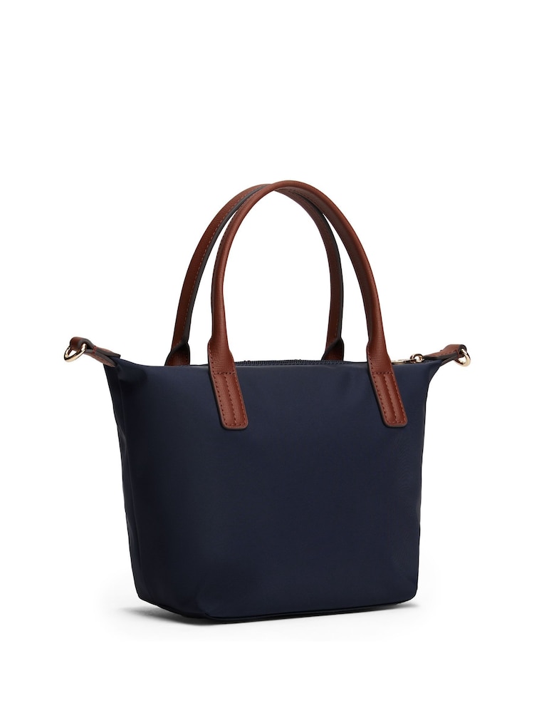 Tommy Hilfiger Blue Corporate Monogram Cross-Body Tote Bag - Image 2 of 5