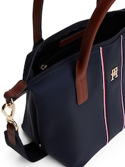 Tommy Hilfiger Blue Corporate Monogram Cross-Body Tote Bag - Image 3 of 5