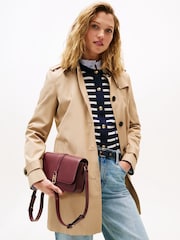 Tommy Hilfiger Red Flap Cross-Body Bag - Image 5 of 5