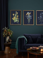 Graham & Brown Blue Glasshouse Viola Wood Frame - Image 1 of 4