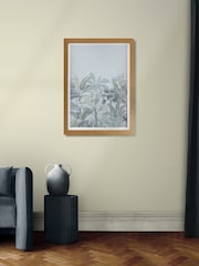 Graham & Brown Multicolour Congo Sky Blue Wood Frame - Image 1 of 4