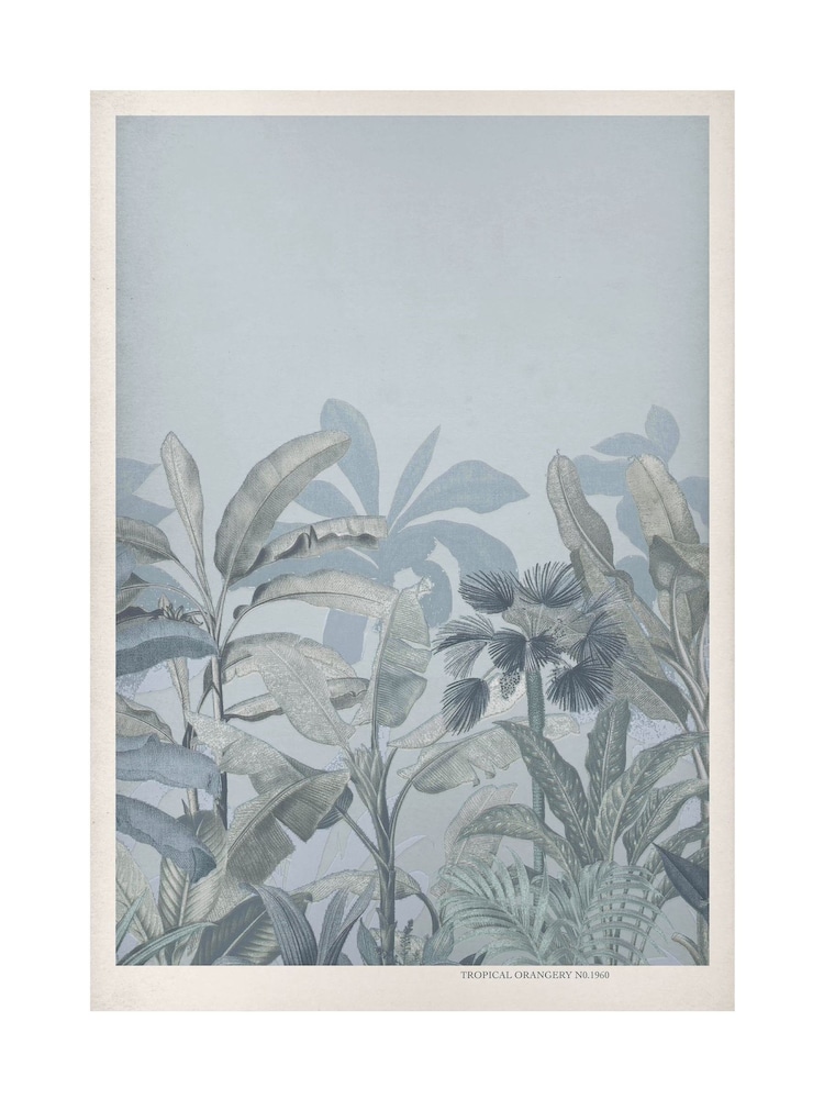 Graham & Brown Multicolour Congo Sky Blue Wood Frame - Image 4 of 4