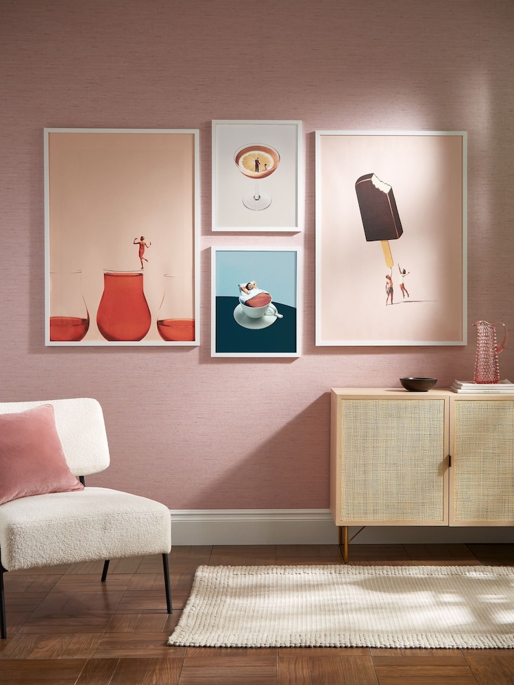 Graham & Brown Multicolour Love at First Bite Frame - Image 1 of 4 Graham & Brown Multicolour Love at First Bite Frame - Image 1 of 4