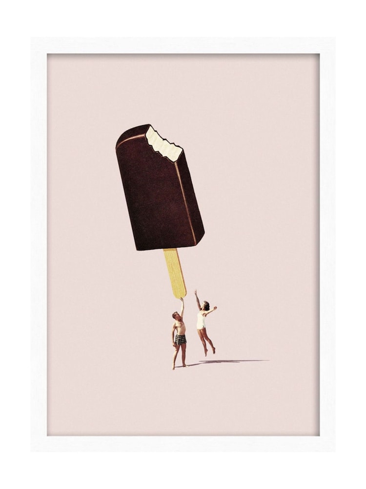 Graham & Brown Multicolour Love at First Bite Frame - Image 2 of 4 Graham & Brown Multicolour Love at First Bite Frame - Image 2 of 4