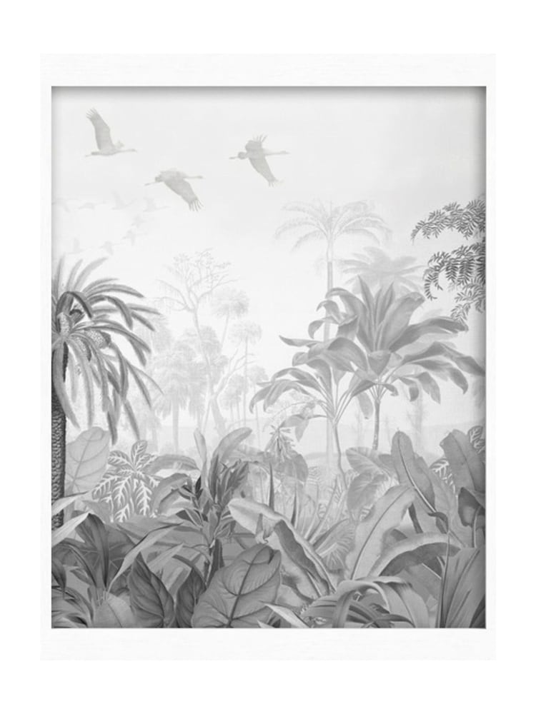 Graham & Brown Black/White Paradise Jungle Frame - Image 2 of 4 Graham & Brown Black/White Paradise Jungle Frame - Image 2 of 4